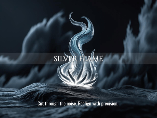 Silver Flame | Mental Clarity, Focus Reset & Soul Alignment | Same Day Delivery