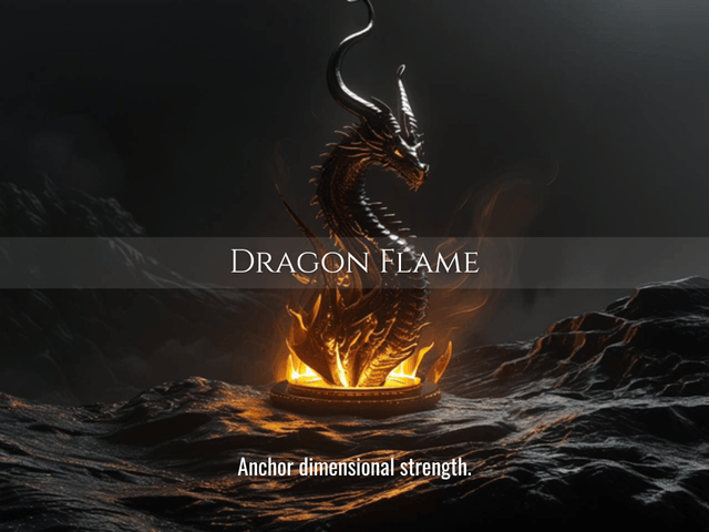 Dragon Flame | Grounded Strength, Nervous System Resilience & Sovereign Power | Same Day Delivery