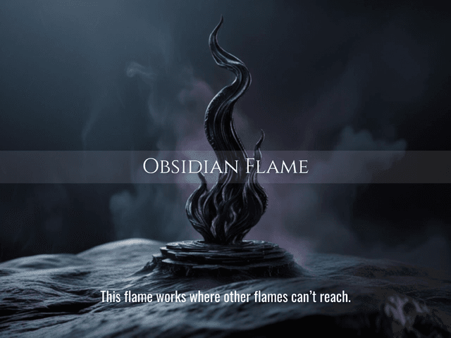 Obsidian Flame | Deep Shadow Healing, Cord Cutting &amp; Energy Protection | Same Day Delivery