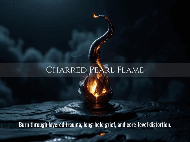 Charred Pearl Flame | Release Trauma, Reclaim Your Body &amp; Remember What Was Buried | Same Day Delivery