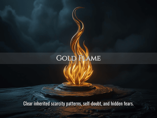 Gold Flame | Confidence, Self-Worth &amp; Empowerment | Same Day Delivery