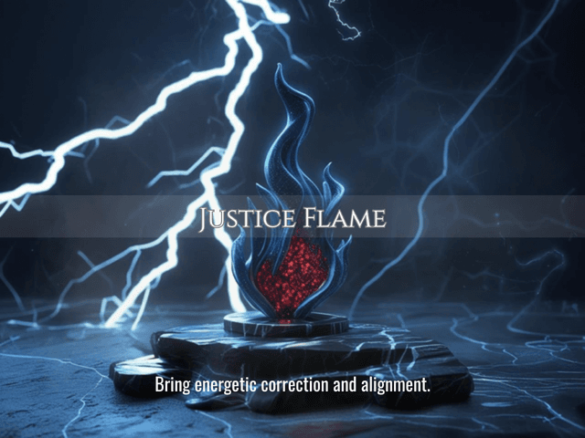 Justice Flame | Energetic Correction, Truth &amp; Alignment | Same Day Delivery