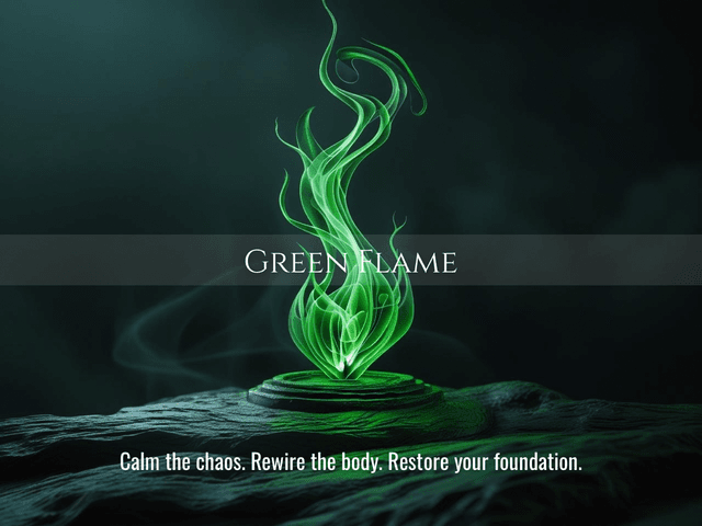 Green Flame | Nervous System Healing, Anxiety Relief &amp; Inner Calm | Same Day Delivery