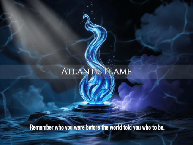 Atlantis Flame | Past Life Healing, Clarity &amp; Soul Memory | Same Day Delivery