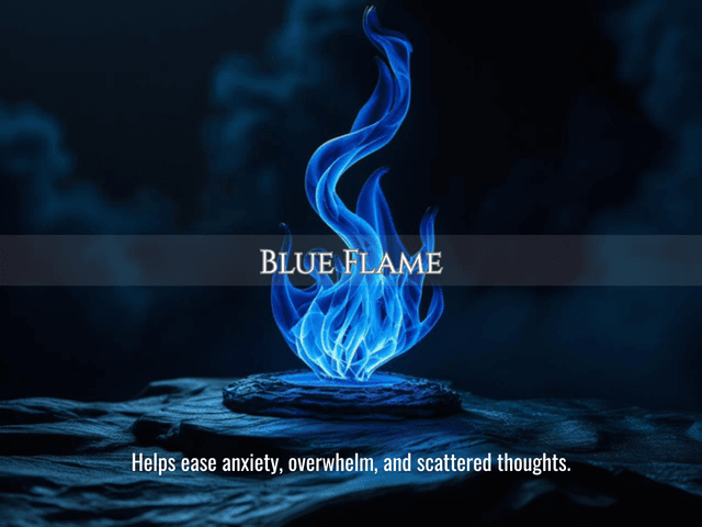 Blue Flame | Calm Anxiety, Protect Your Energy &amp; Clear Your Mind | Same Day Delivery